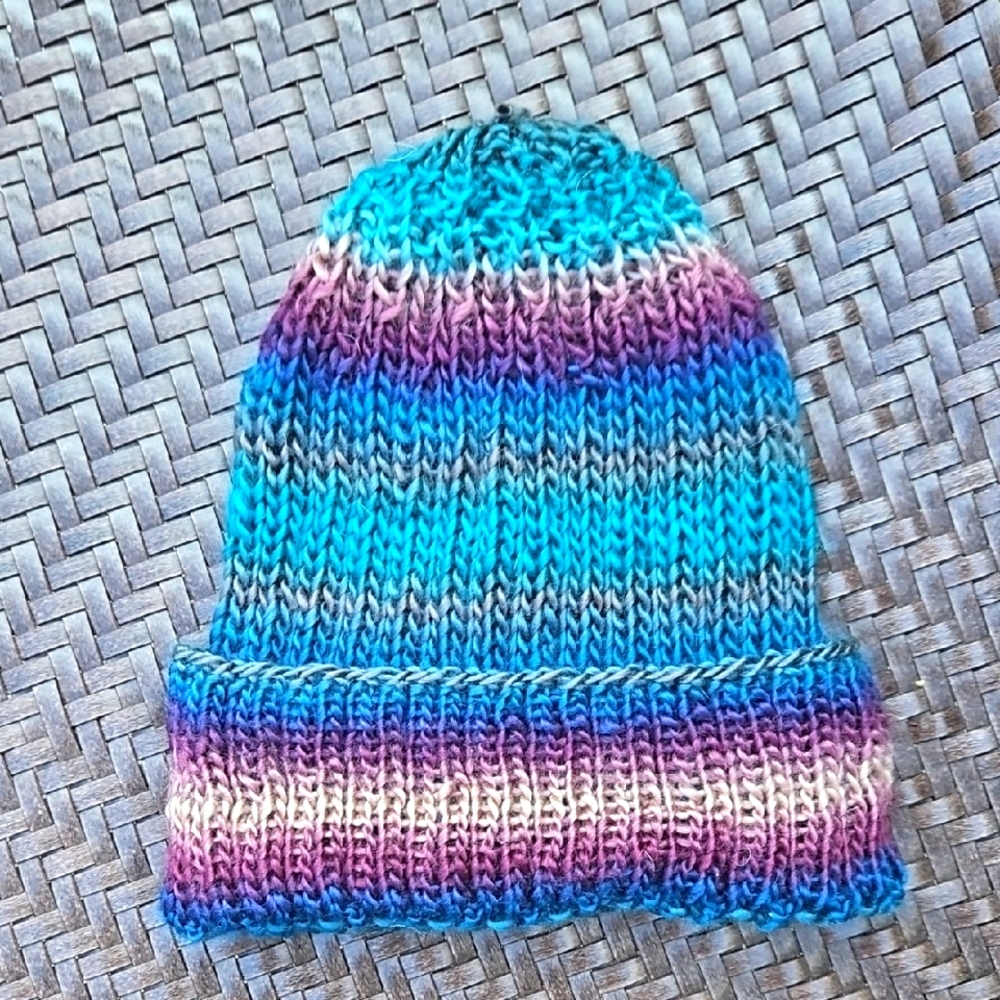 Oversized Handknit Colorful Beanie Super Soft